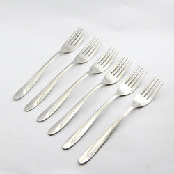6 Pieces Stainless Steel Table Fork Set - D03 - Home Sneaks