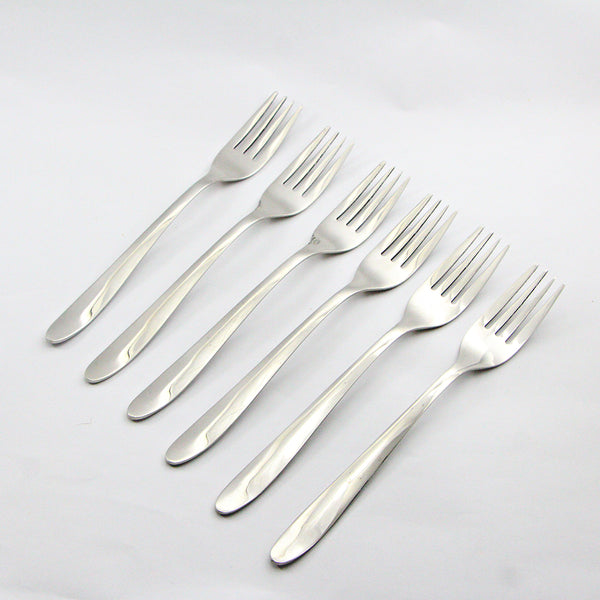 6 Pieces Stainless Steel Table Fork Set - D03 - Home Sneaks