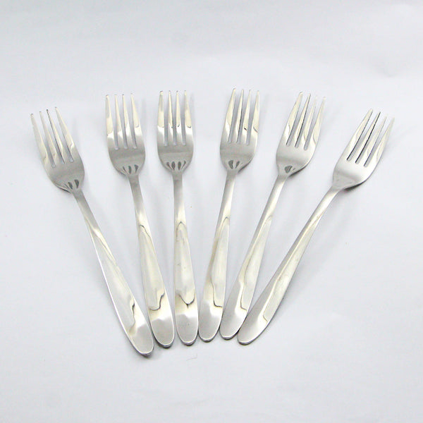 6 Pieces Stainless Steel Table Fork Set - D03 - Home Sneaks