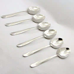 6 Pieces Stainless Steel Tea Spoons Set - D03 - Home Sneaks