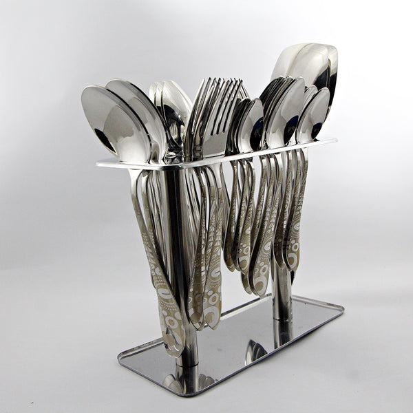 Stainless Steel Cutlery Set - D04-8 [8 Person Serving] - Home Sneaks