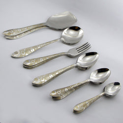 Stainless Steel Cutlery Set - D04-8 [8 Person Serving] - Home Sneaks