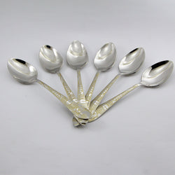 6 Pieces Stainless Steel Tea Spoons Set - D04 - Home Sneaks
