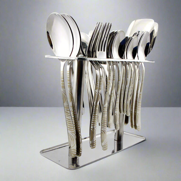 Stainless Steel Cutlery Set - D05-8 [8 Person Serving] - Home Sneaks