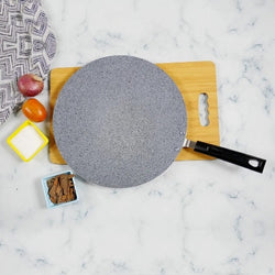 15-Piece Marble Coated Non-Stick Crescent Cookware Gift Set – Grey