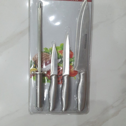 4 Pieces 100% Stainless Steel Classic Kitchen Knife Set