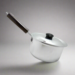 Aluminum Metal Finish Heavy Gauged Sauce Pan